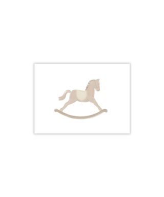 Mini kartīte Rocking Horse, Little Wonder, Manilla