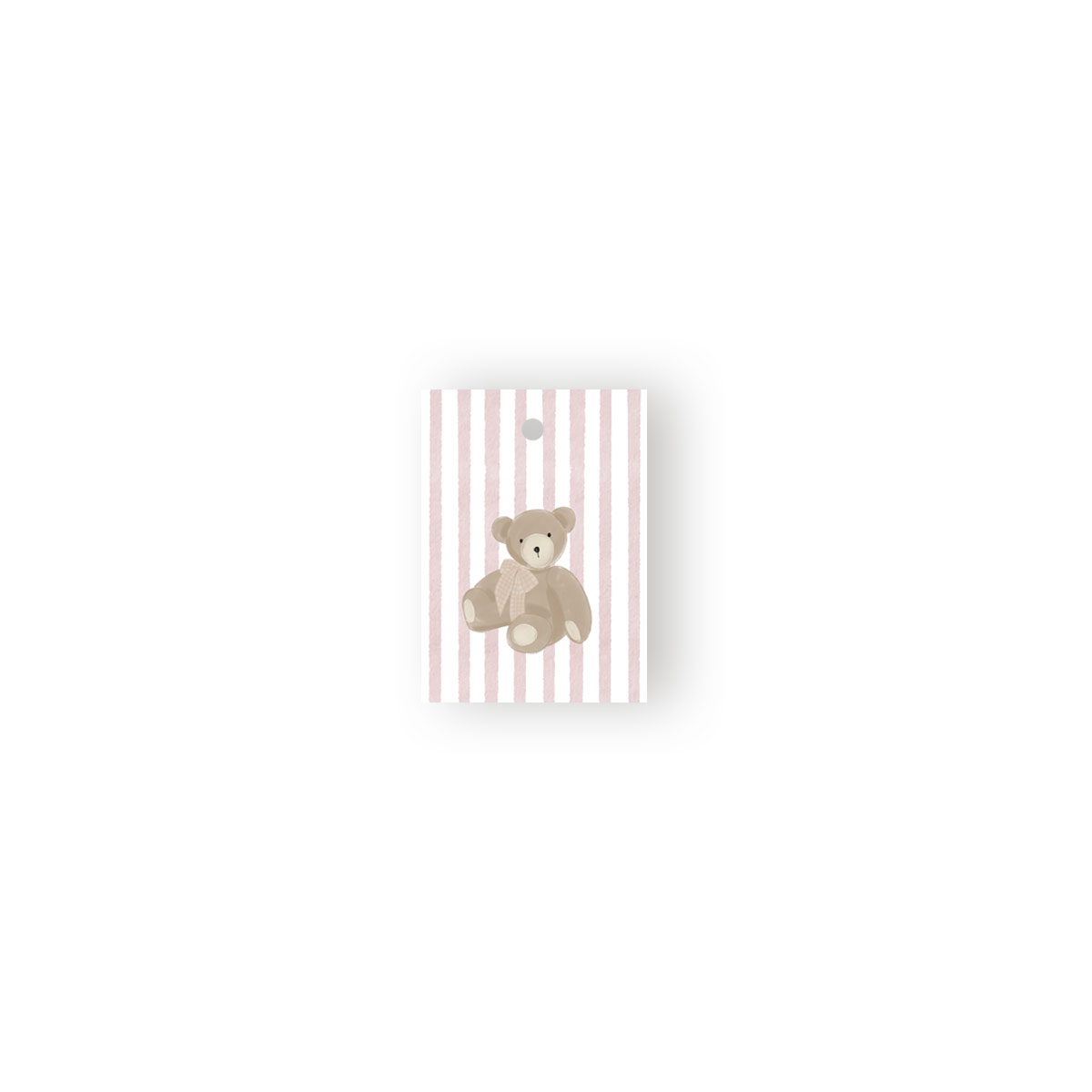Mini-kartite-Tag,-Teddy,-Pink,-Little-Wonder,-Manilla