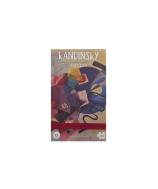 Mini puzle Kandinsky, Gelb blot glau, 100 gab., Mini, Londji