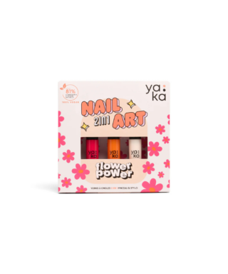 Nagulaku komplekts Flower Power, ar dubulto uzgali, Yaka Paris