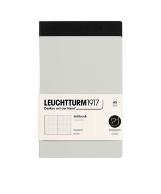 Piezīmju burtnīcas Jottbook, Light Grey and Black, punktotas, 2 gab. Leuchtturm1917