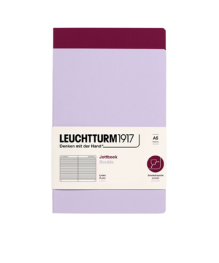 Piezīmju burtnīcas Jottbook, Lilac and Port Red, līniju, 2 gab. Leuchtturm1917