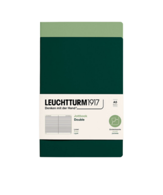 Piezīmju burtnīcas Jottbook, Sage and Forest Green, līniju, 2 gab. Leuchtturm1917