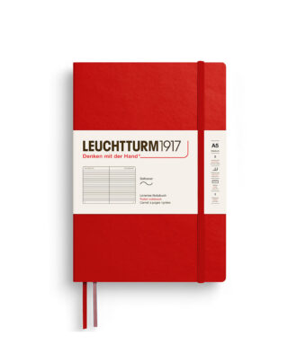 Piezīmju grāmata Cherry, līniju, A5, Softcover, Leuchtturm1917