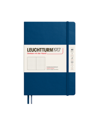 Piezīmju grāmata Medium A5, Indigo, punktotas, Leuchtturm1917