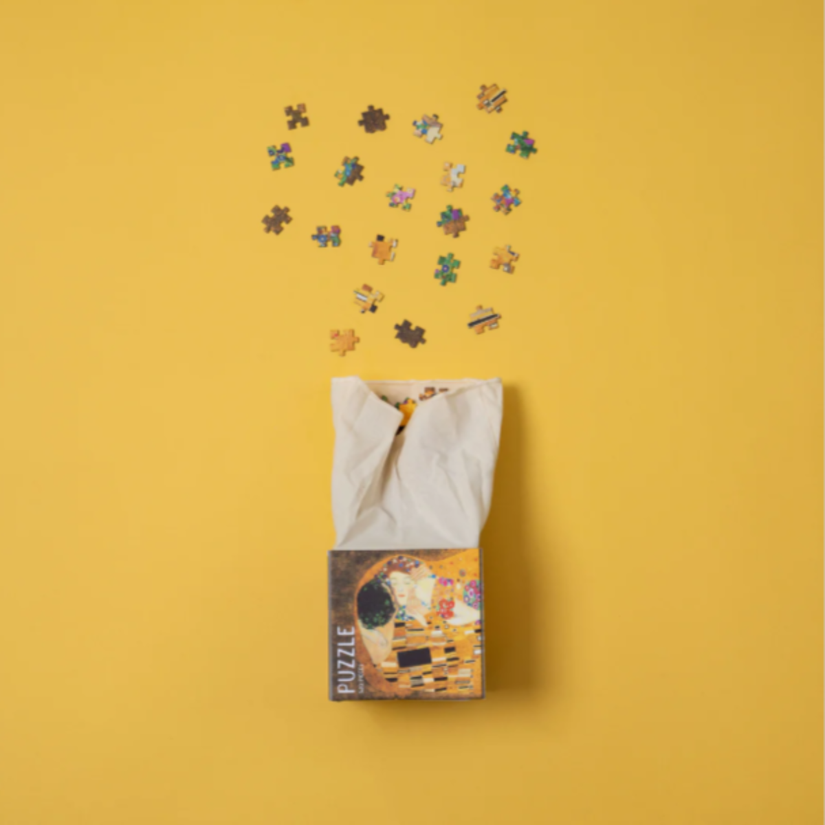 Puzle The Kiss, Gustav Klimt, 520 gab., Cube, Londji-Manilla-2
