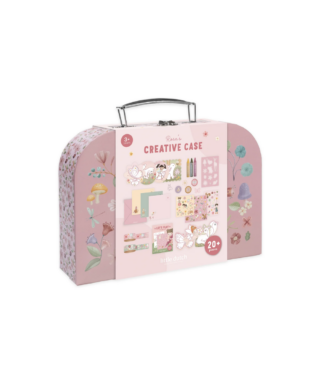 Radošais komplekts Creativity Suitcase, Rosa & Fairy Garden, Little Dutch