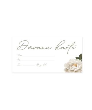 Dāvanu karte Bloom, Mint Bloom, Manilla