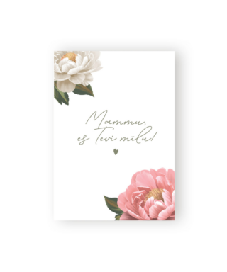 Kartīte Mammu, es Tevi mīlu!, Mint bloom, Manilla