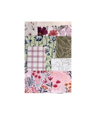 Komplekts Scrapbooking with Manilla, Flowers, 14 dizaini