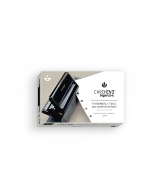 Caurumotājs Disc Notebook Punch, Ingeniox, Carchivo