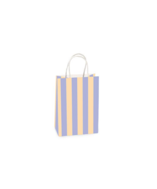 Dāvanu maisiņš Stripe Blue/Peach, mazs