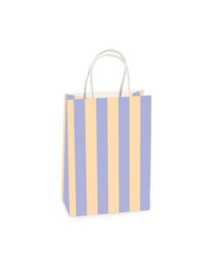 Dāvanu maisiņš Stripe Blue/Peach, vidējs