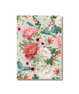 Kartīte Mint bloom, A5, Manilla