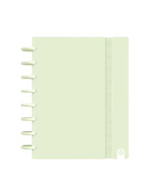 Piezīmju grāmata Ingeniox Light Green, Pastel, A5, rūtiņu, Carchivo
