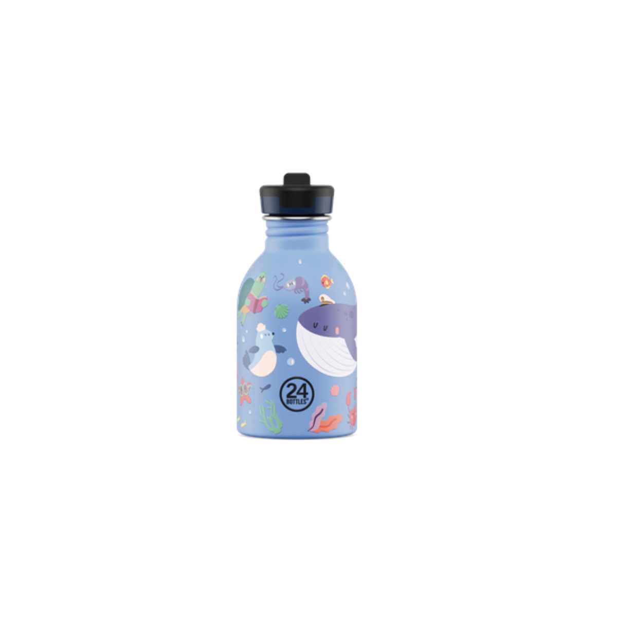 Pudele Urban Sport Lid 250 ml, Ocean Friends, 24 Bottles-Manilla