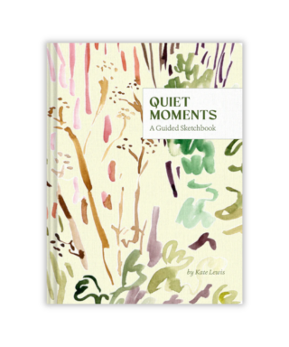 Skiču grāmata Quiet Moments: A Guided Sketchbook