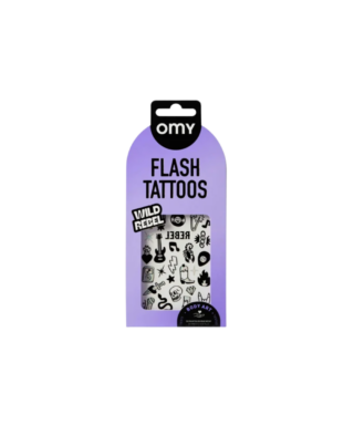 Tetovējumu komplekts Flash Tatoos, Wild Rebel, Omy