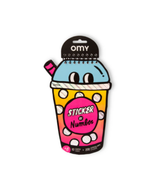 Uzlīmju aktivitāšu grāmata Bubble Tea, Omy