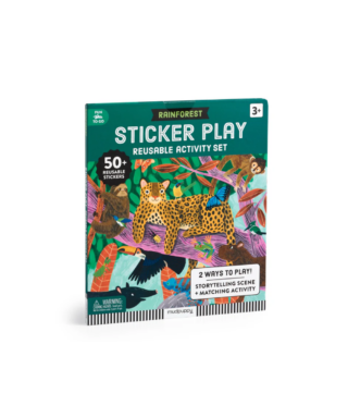 Uzlīmju aktivitāšu komplekts Rainforest Sticker Play