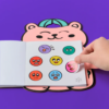 Uzlīmju grāmata Montessori Emotions, Omy-Manilla-4