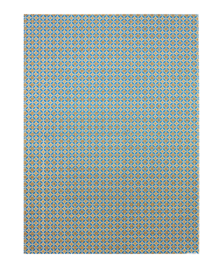 Dāvanu iesaiņojamais papīrs Blumenornament blue, loksne