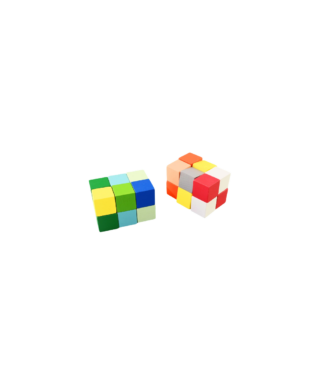 Rotaļlieta Wooden Puzzle Cube 3D, 1 gab.