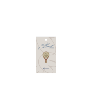 Piespraude Padel racket, Cream, Manilla