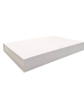 Kaste Magnetic closure Slim White, 43 cm x 31 cm x 5 cm