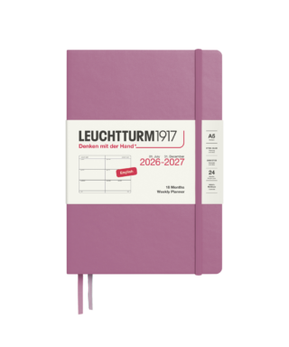 Plānotājs 2026 / 2027, Weekly, 18 months, Dusty Rose, A5, Leuchtturm1917