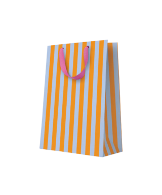 Dāvanu maisiņš Orange and Blue, L, stripe
