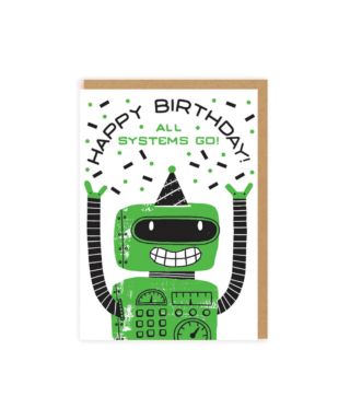 Kartīte Robot Birthday