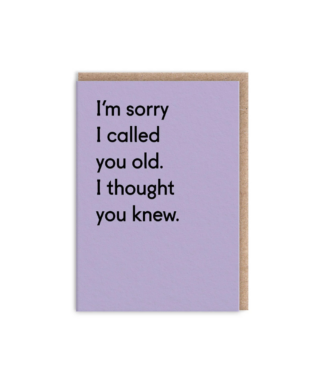 Kartīte I Thought You Knew