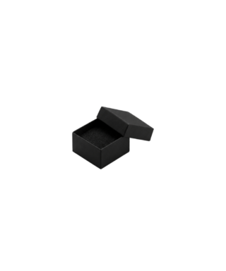 Kaste ar noceļamu vāku Jewellery, Square, Black, 7.5 cm x 7.5 cm x 2.5 cm