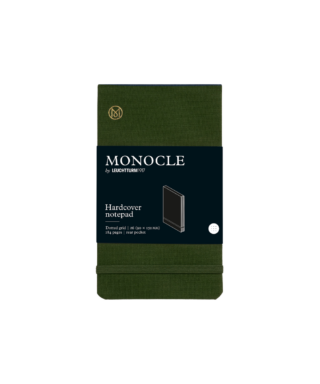 Piezīmju bloks Monocle A6, Olive, Notepad, Hardcover, Leuchtturm1917