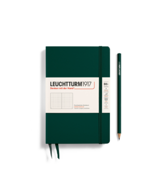 Piezīmju grāmata Forest Green, B6+, Hardcover, punktotas, Leuchtturm1917
