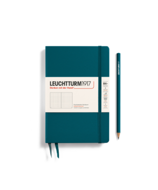 Piezīmju grāmata Pacific Green, B6+, Hardcover, punktotas, Leuchtturm1917