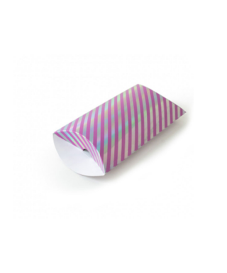 Iepakojuma aploksne Pillow box, Holographic Pink, large