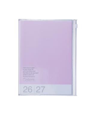 Akadēmiskais plānotājs A5, Lavender, 2026/2027, Weekly Vertical, Marks