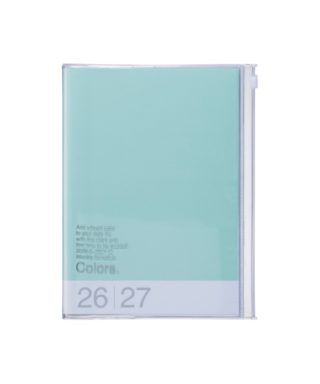 Akadēmiskais plānotājs A5, Mint, 2026/2027, Weekly Vertical, Marks