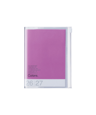 Akadēmiskais plānotājs 2026/2027, Purple, A6, Weekly Vertical, Marks