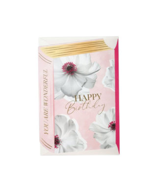 Kartīte Happy Birthday, You are wonderful