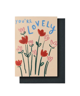 Kartīte You're lovely Flowers, Katie Leamon