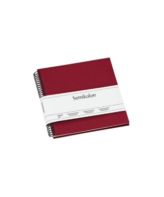 Fotoalbums - scrapbook Piccolino, Burgundy, krēmkrāsas lapas